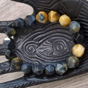 Tigers Eye Star Cut Bracelet